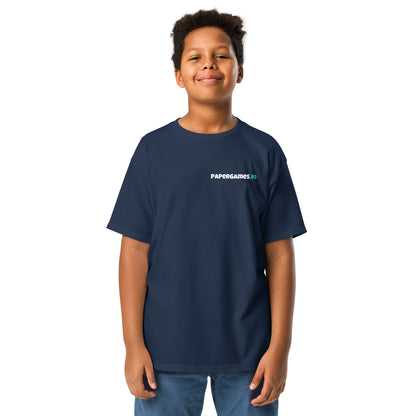 Youth classic papergames.io tee